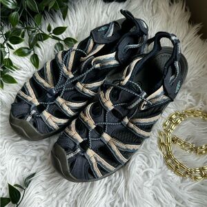 Keen Black and pastel pink Strappy Sandals